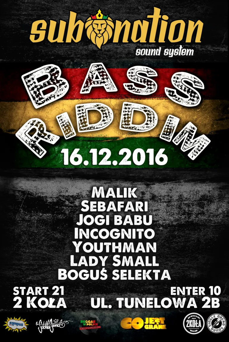 BASS RIDDIM - Sesja SoundSystem Sub Nation
