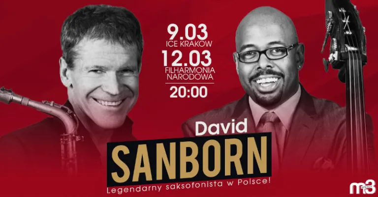 Wybitny amerykański saksofonista David Sanborn zagra w Warszawie 