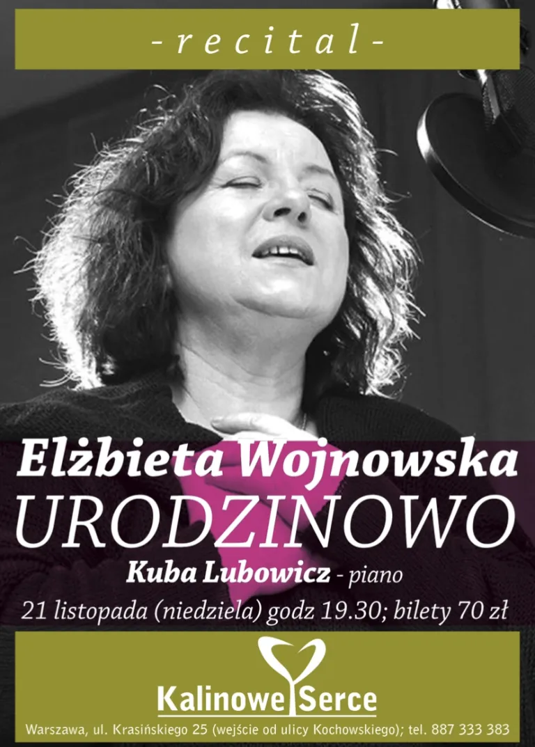 Elżbieta Wojnowska - Urodzinowo