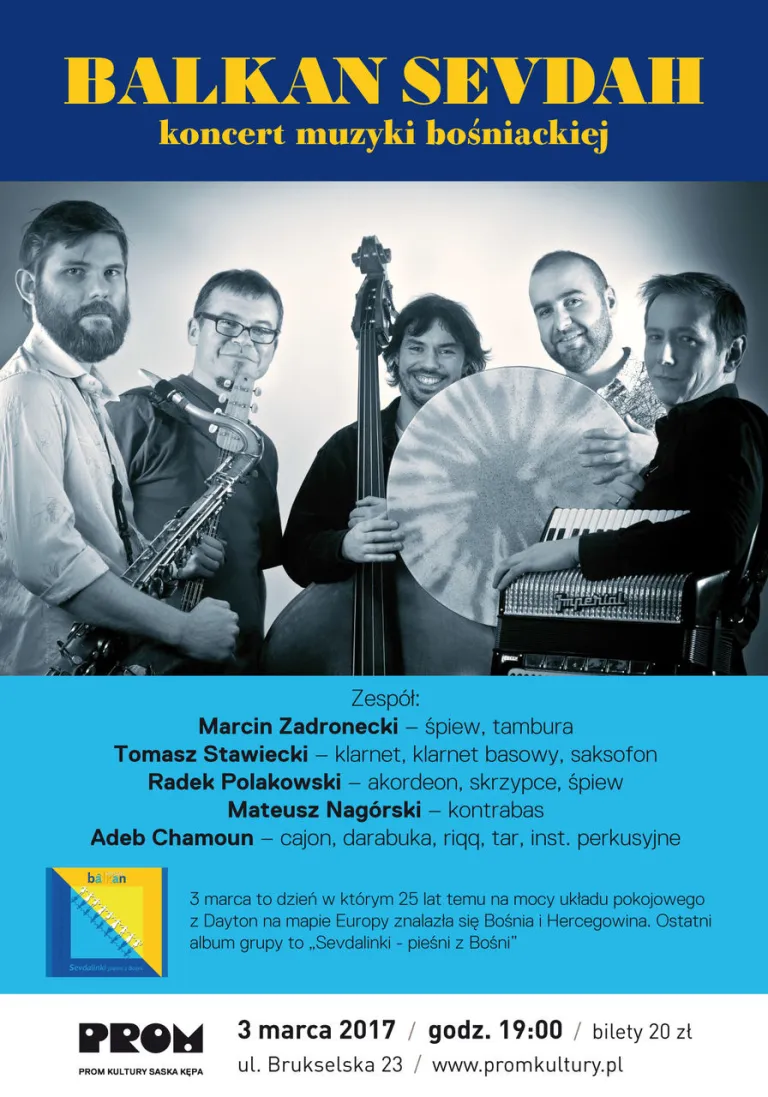 Balkan Sevdah - koncert muzyki bośniackiej