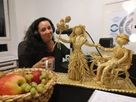 Anna Deynega. The Master of straw weaving