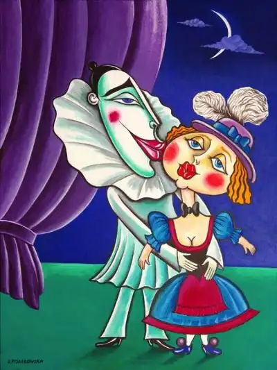 Zakochany Pierrot, Autor: Lili Fijałkowska