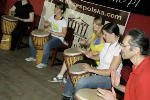 Pokaz warsztatów djembe