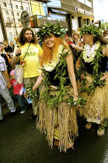 Tradycyjny taniec hawajski zaprezentowała szkoła tańca Moc Aloha