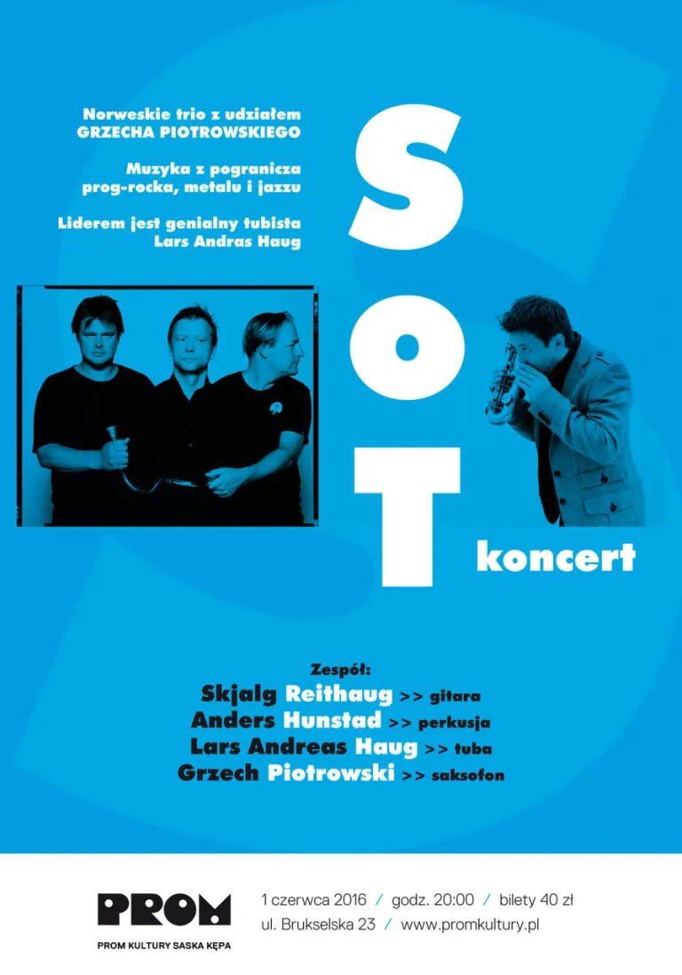SOT – norweskie trio z udziałem Grzecha Piotrowskiego