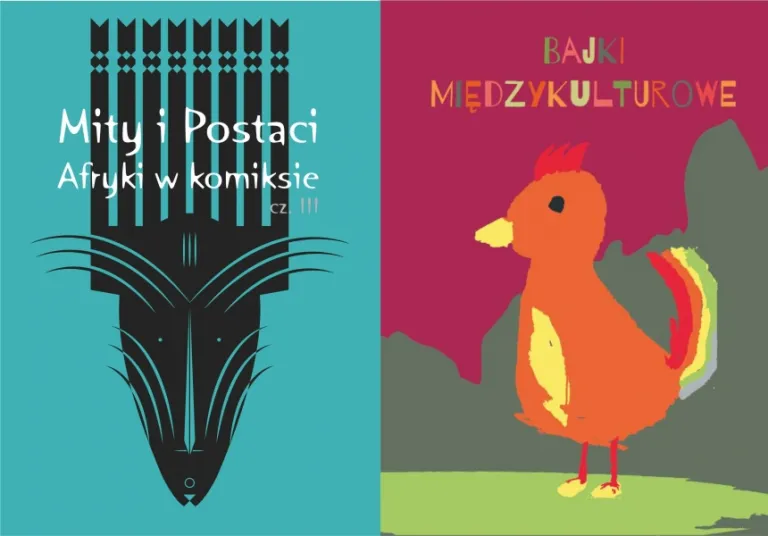 Promocja książeczki 'Bajki międzykulturowe' i albumu 'Mity i postaci Afryki w komiksie'