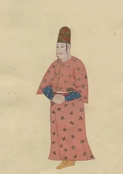 Miniatura z albumu: Costumes turcs., ca 1600-1699, Biblioteka Narodowa