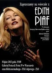Niczego nie żałuję - koncert piosenek  Edith Piaf